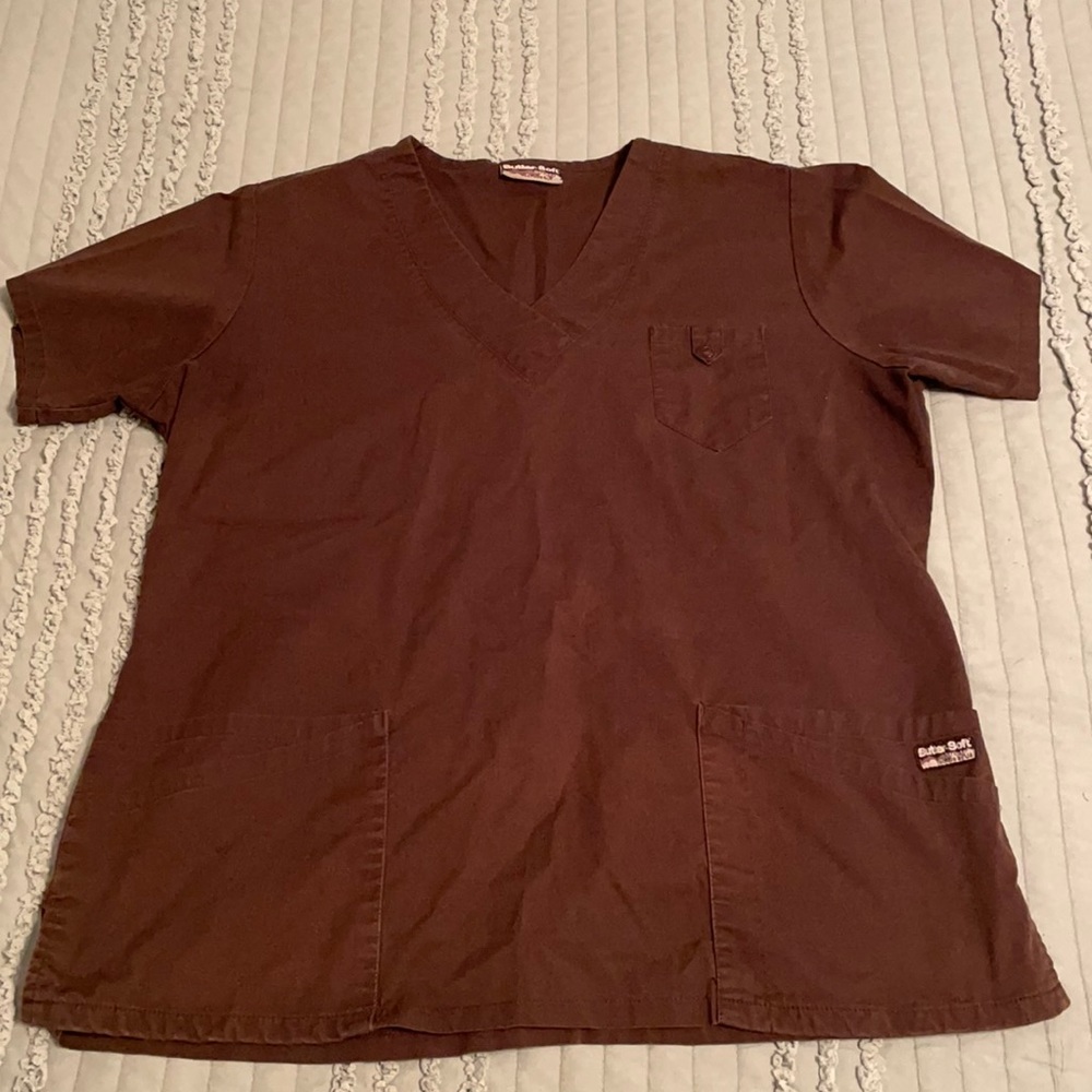 💛 2 for $10 Brown butter soft scrub top